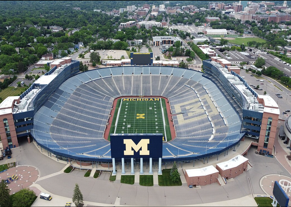 LA Population vs Michigan Stadium Capacity